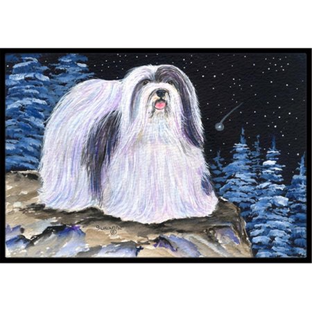 CAROLINES TREASURES 18 x 27 in. Starry Night Havanese Indoor Outdoor Doormat SS8450MAT